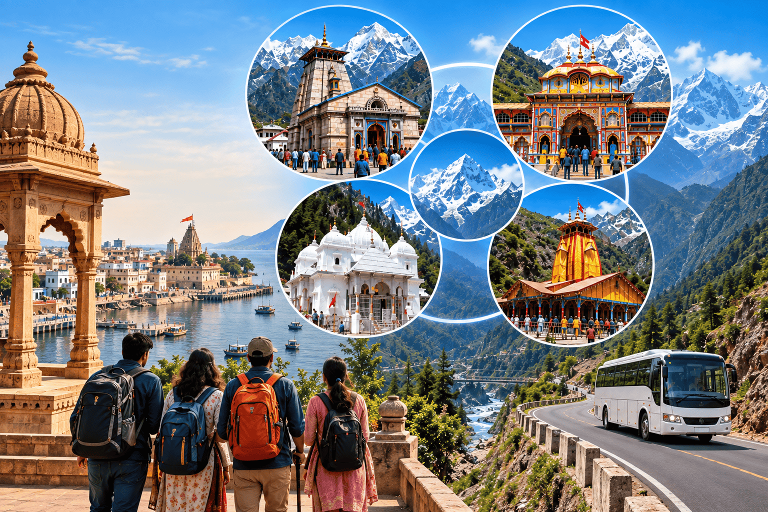 How to Plan a Budget Char Dham Yatra from Bhavnagar | Cheapest Pilgrimage Guide